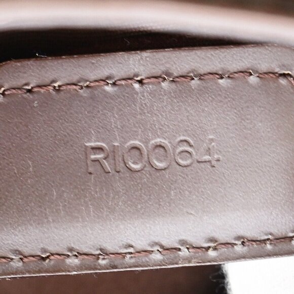 LOUIS VUITTON LV Sac Plat PM Hand Bag Epi Leather Mocha France - Picture 12 of 15